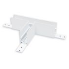 Track48 rail en T horizontal pour rail apparent, blanc, non conduisant le courant
