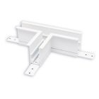 Track48 rail en T horizontal pour rail encastré, blanc, non conduisant le courant