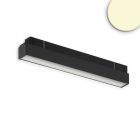 Track48 lumière linéaire 30cm noir, 10W, 120°, 48V, 3000K, IRC90, prismatique, Line+, dimmable DALI