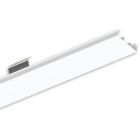 FastFix LED linear system R XL blind cover for bar mount incl. 2 raised metal clips, 1528mm