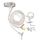 Cable suspension with canopy for LED pendant lamp LINKLINE50 white