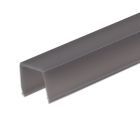 COVER noir/mat pour Track48 rail apparent plat (H25), 200cm, 25 % de transmission lumineuse