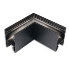 HALON 90°, saldato, 120x120mm, nero RAL 9005, cover escl.