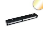 Track48 wallwasher 22 cm noir, 12W, 100° asymétrique, 48V DC, 1800-4000K, IRC90, DALI DT8