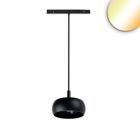 Track48 luminaire suspendu Circle 8W, 45°, 48V DC, noir, 1800-4000K, DALI DT8