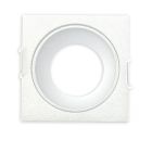 Einbaurahmen für MR11/GU10 Mini Spots, eckig, weiß