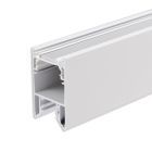 Profilé de luminaire LED HALON aluminium blc RAL 9003, 200cm, bande de refroidissement encliquetable