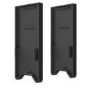 Tappo terminale EC120 con trappola per luce, nero per profilo HALON con cover a U C63, 2 pezzi