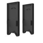 Tappo terminale EC121 con trappola per luce, nero per profilo HALON con cover a U C68, 2 pezzi