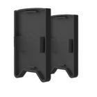 Tappo terminale EC119 con trappola per luce, nero per profilo HALON con cover C29/C61, 2 pezzi