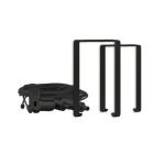 Staffa di montaggio Z65 per profilo HALON con sospensione a corda, 2 pz, nero