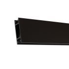 Wandprofil Versa Up&Down für 12mm Flexstripes, mit 42x21.5mm Platz für Netzteil, schwarz, 200cm