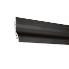 Wandprofil Versa flach Up&Down für 8mm Flexstripes, schwarz, 200cm