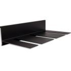 Glashalter für Versa Wandprofile, für 3-6 Weingläser, Aluminium, schwarz, 31.5cm