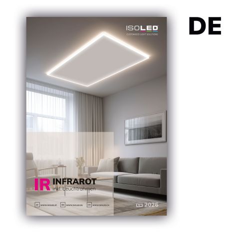 ISOLED&reg; 2026 DE - Pannelli radianti a infrarossi inclusa cornice luminosa