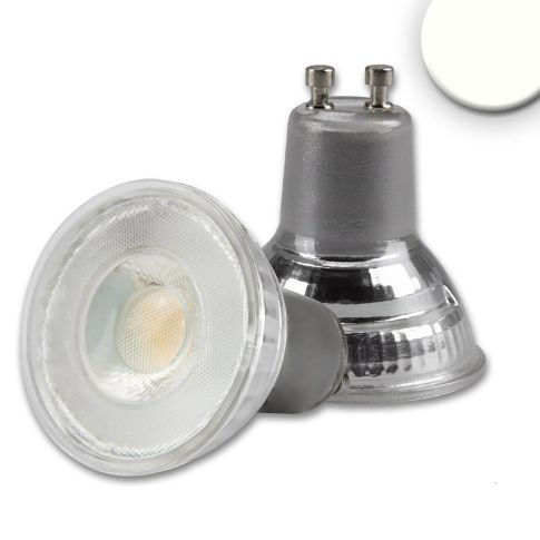 Faretto LED GU10 5W, 45°, prismatico, bianco neutro, dimmerabile
