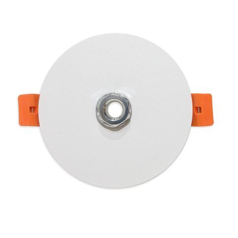 Einbau Deckenbaldachin rund, max. 68mm Ausschnitt, AD 85mm, max. 9 Kabeldurchm, wei&szlig;