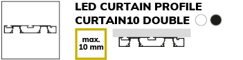 CURTAIN 10 ONE DOUBLE