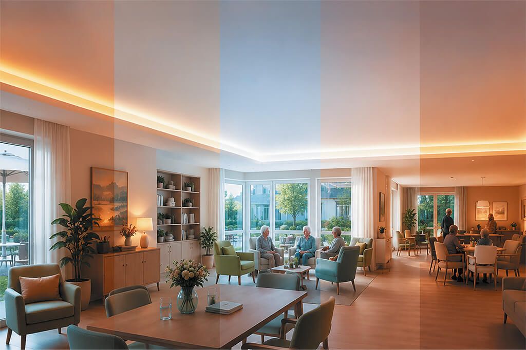 LED CCC Amber + Sky Blue Flex Strip