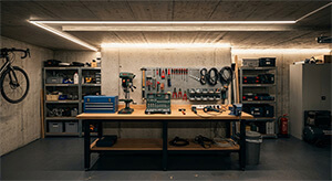 Esempio: strip LED 230V