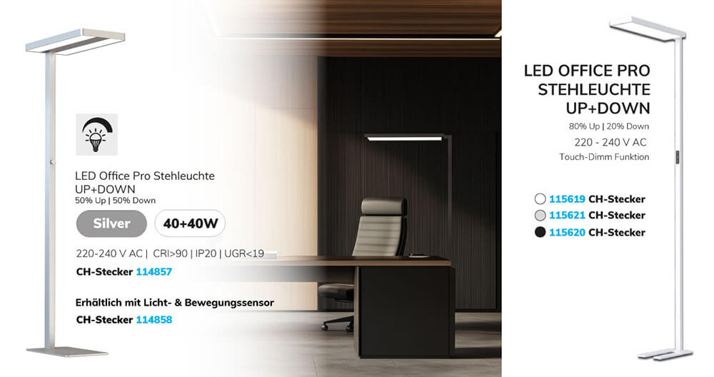 LED Steh- und Tischleuchten