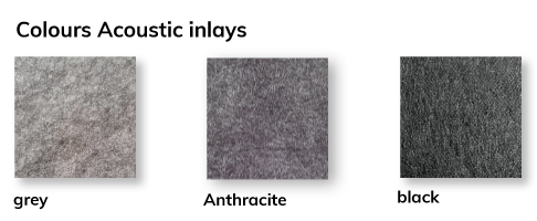 Three rectangular grey textures side by side, displaying different shades of grey on a black background. The left one is light, the middle medium, and the right one dark. No visible text.